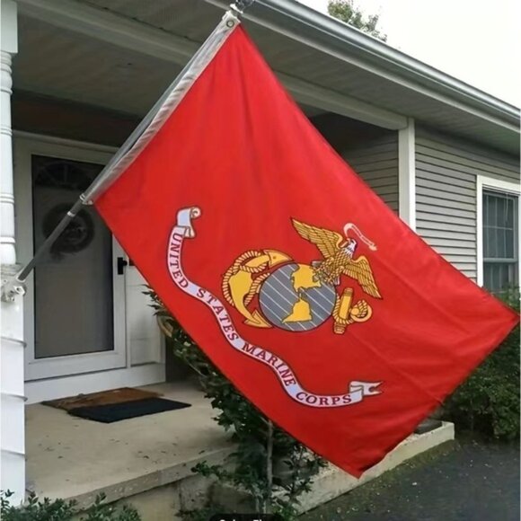 US Marine Corps Flag Outdoor Patriotic Armed Forces USMC Flag 3 ft x 5 ft - Picture 6 of 14